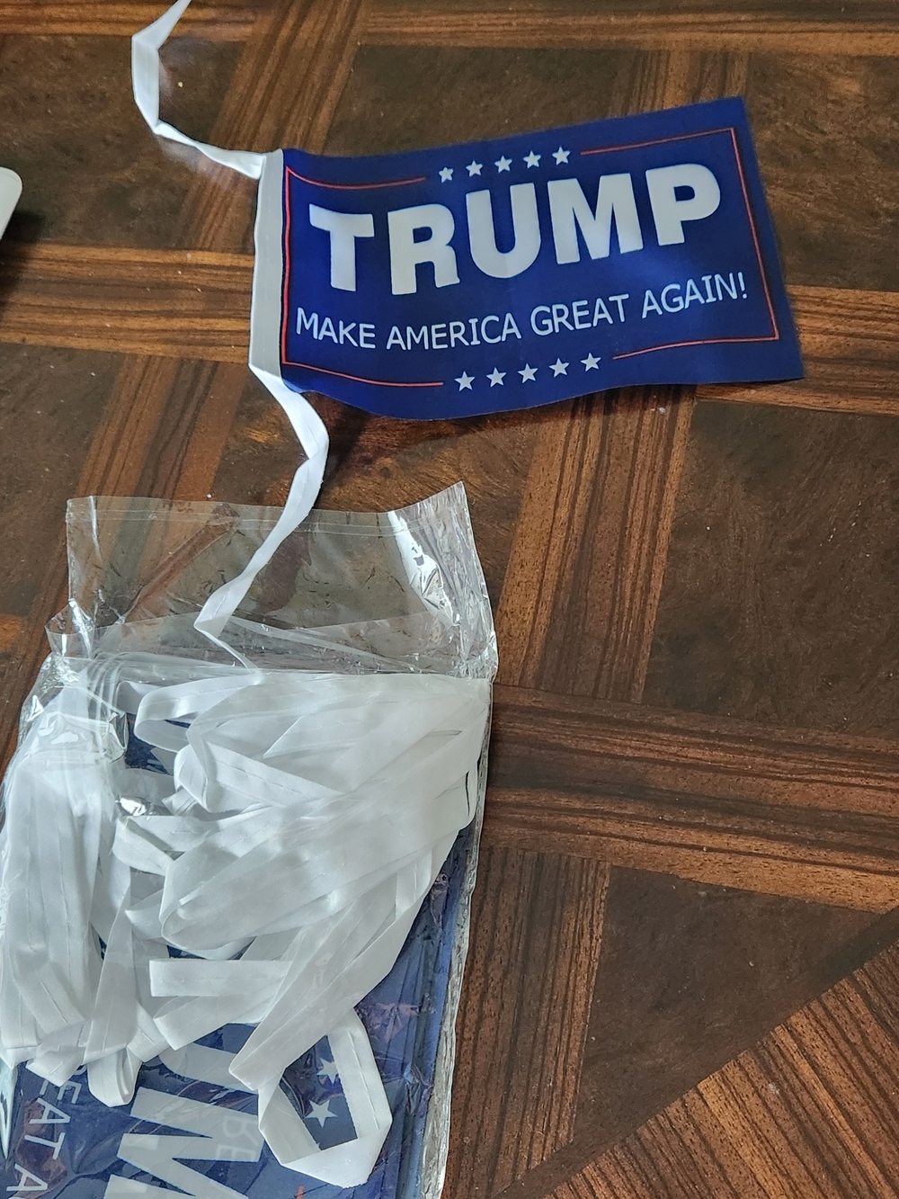 New Donald Trump Make America Great Again Pennant Banner Attached XL Rectangles